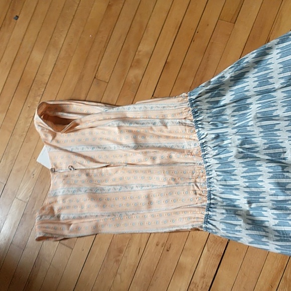 Joie Flippa Geo Print Cotton Citadel Multi MIDI Dress NWT size 14 - Picture 6 of 6